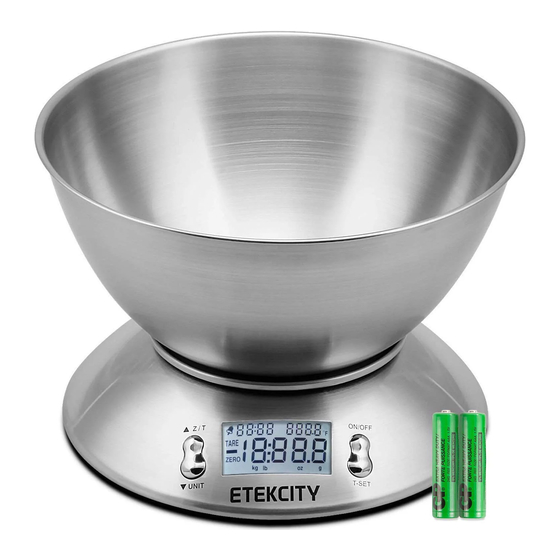 Etekcity EK4150 Guide De Démarrage Rapide