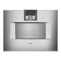 Gaggenau BS 484/485 Notice D'utilisation