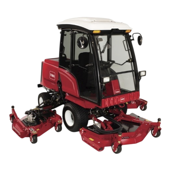 Toro Groundsmaster 4000-D Manuel De L'utilisateur