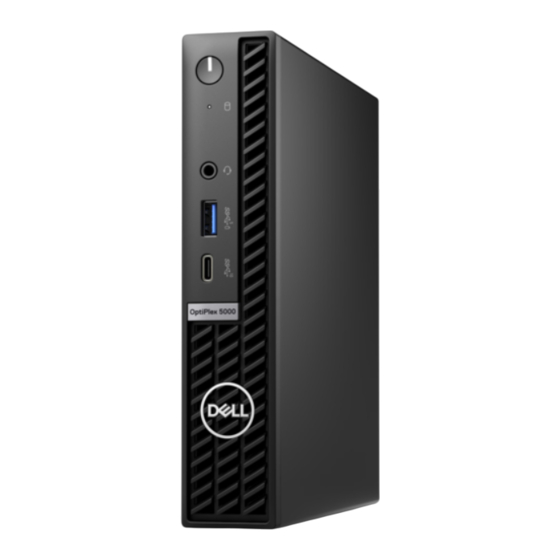 Dell OptiPlex 5000 Micro Configuration Et Spécifications