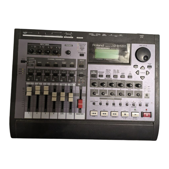 Roland V-Studio VS-840GX Mode D'emploi