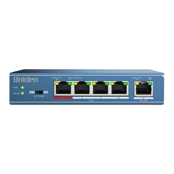 Uniden UCSWITCH5 Guide D'utilisation