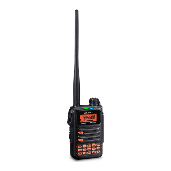 Yaesu FT-70DE Manuel D'utilisation