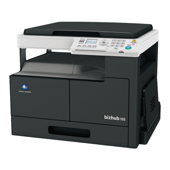 Konica Minolta bizhub 185 Manuels