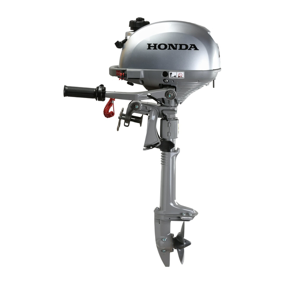 HONDA marine BF2D Mode D'emploi