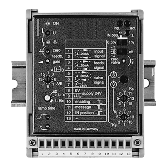 Bosch Rexroth VT-MACAS Serie Mode D'emploi