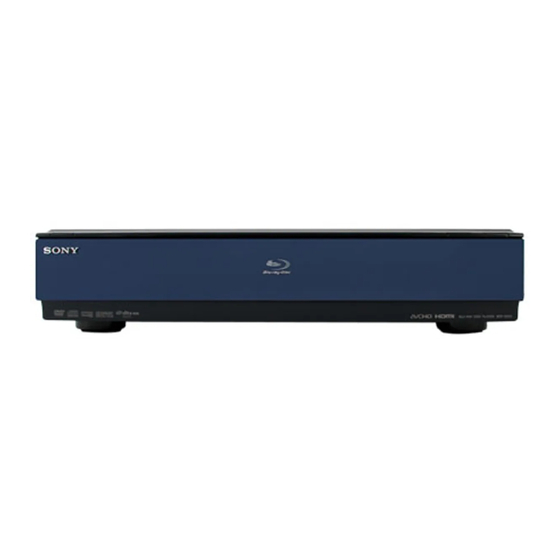 Sony BDP-S500 Mode D'emploi