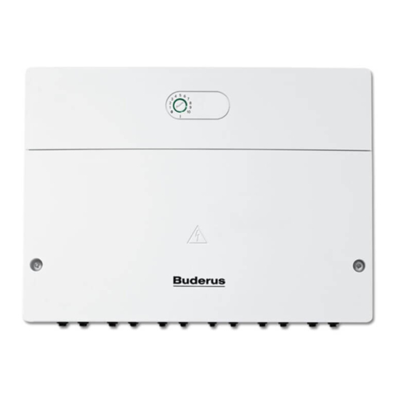 Buderus Logamatic SM200 Notice D'installation