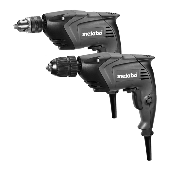 Metabo BE 4006 Notice Originale