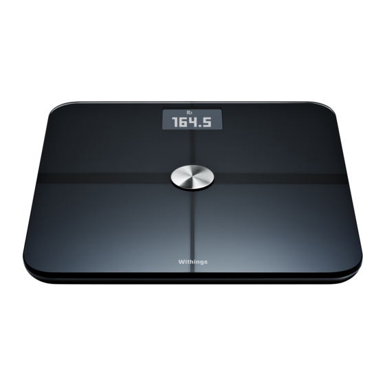 Withings WS-50 Guide D'installation