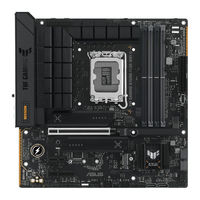 Asus TUF GAMING B760MPLUS WIFI D4 Mode D'emploi