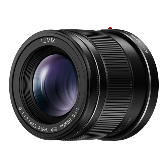 Panasonic H-HS043 Mode D'emploi