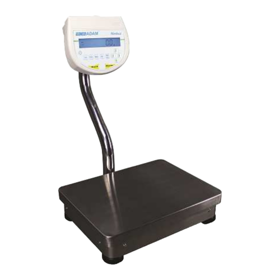 Adam Equipment Nimbus NBL Serie Notice D'utilisation