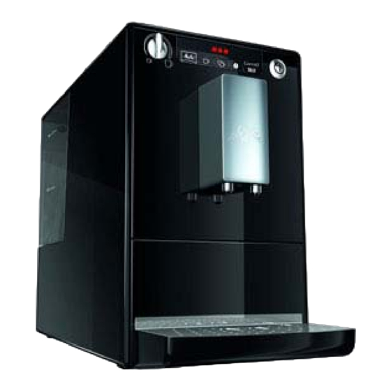 Melitta SOLO E950-101 Mode D'emploi