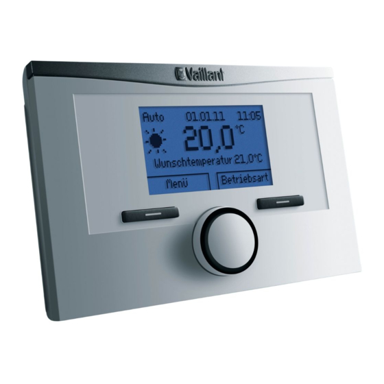 Vaillant calorMATIC 332 Mode D'emploi