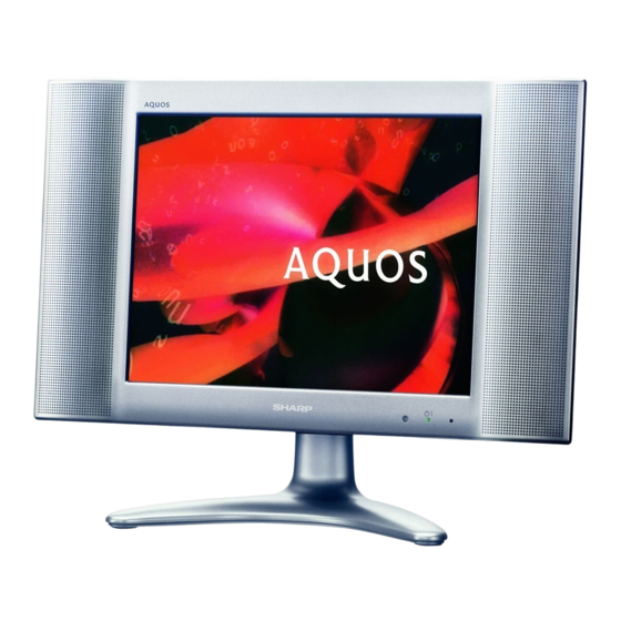 Sharp LC-15B2E Mode D'emploi