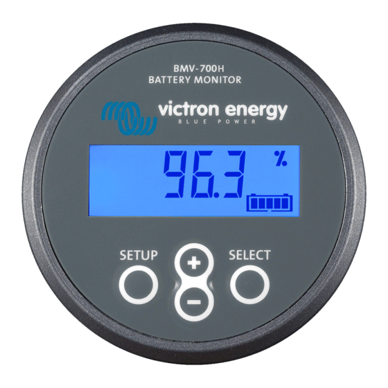 Victron energy BMV-700H Manuel