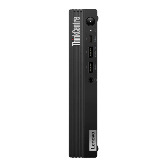 Lenovo ThinkCentre M70q Gen 3 Guide D'utilisation