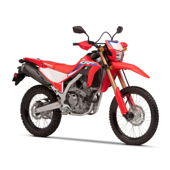 Honda CRF250LA 2022 Manuel Du Propriétaire