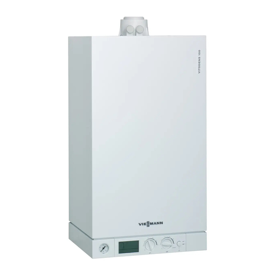 Viessmann Vitodens 100-W WB1B Serie Directives D'installation Et D'entretien