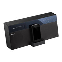 Sony NAS-SV20i Mode D'emploi