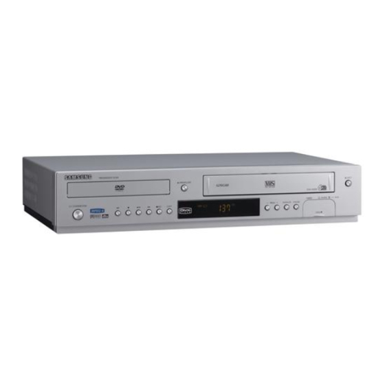 Samsung DVD-V5450 Manuel D'utilisation