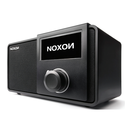 Noxon iRadio Mode D'emploi