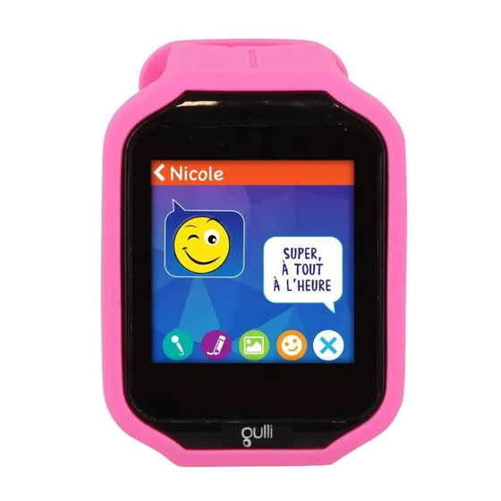 KD interactive gulli LA MONTRE TACTILE Manuel D'utilisation