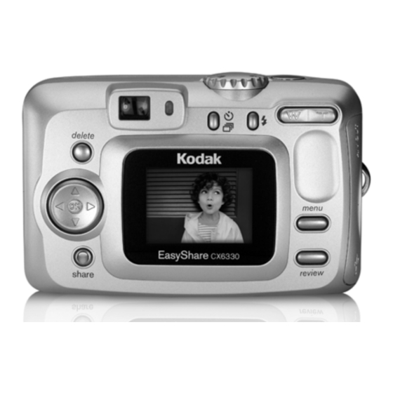 Kodak EasyShare CX6330 Zoom Manuels