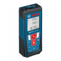 Bosch GLM 50 Professional Notice Originale