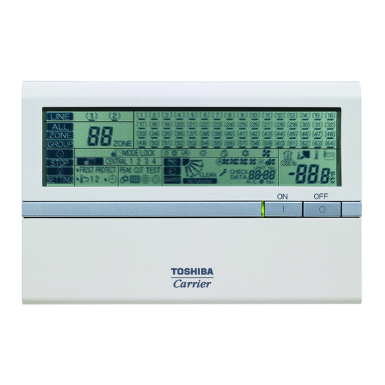 Toshiba BMS-SM1280ETLE Guide De Configuration Réseau