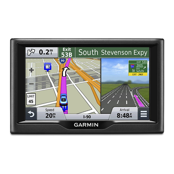 Garmin NÜVI 57 Manuel D'utilisation