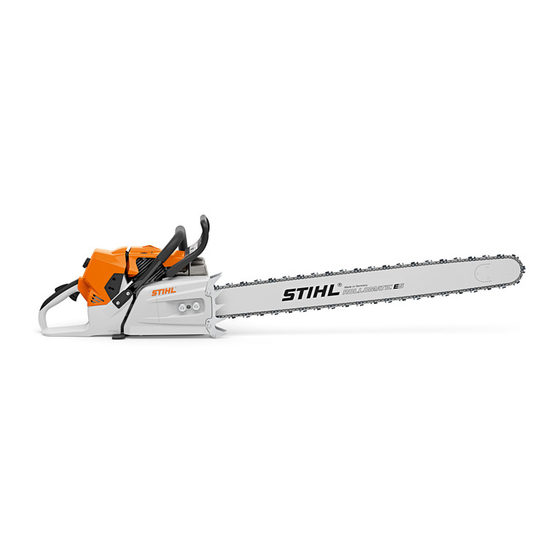 Stihl MS 881 Notice D'emploi