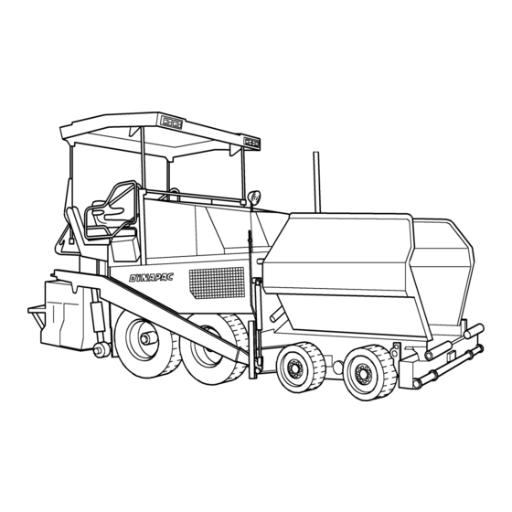 Dynapac F 161 W Instructions De Service
