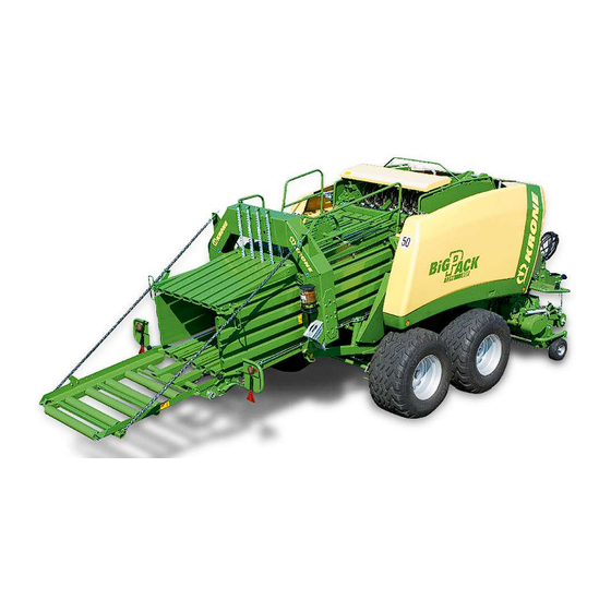 Krone BiG Pack 1290 HDP Notice D'utilisation Originale
