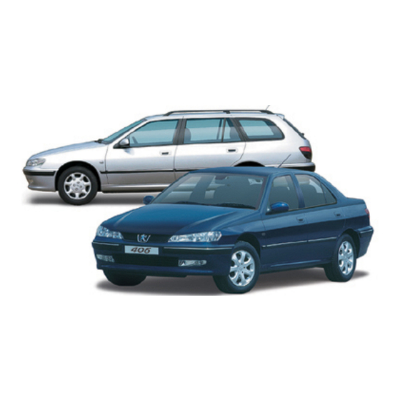 PEUGEOT 406 2003 Manuel D'entretien