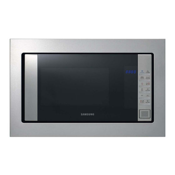 Samsung FG77S Serie Manuel D'utilisation Et Guide De Cuisson