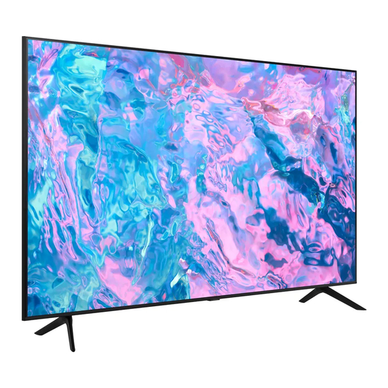Samsung HG43CU700 Serie Guide D'installation