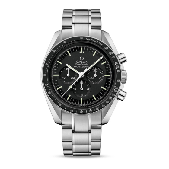 Omega SPEEDMASTER Mode D'emploi