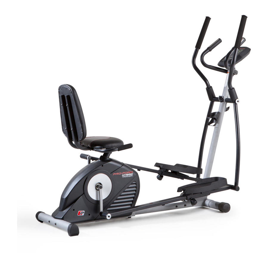 Pro-Form HYBRID TRAINER Manuel De L'utilisateur