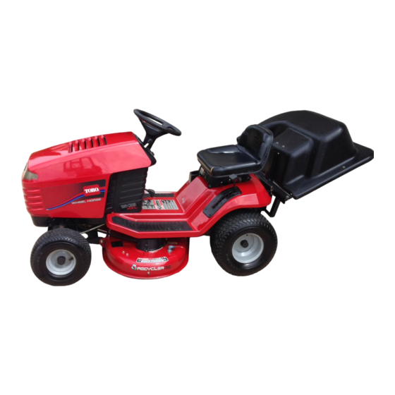 Toro Wheel Horse 15-38 HXL Notice D'emploi