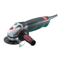 Metabo WE 14-125 Inox Plus Mode D'emploi