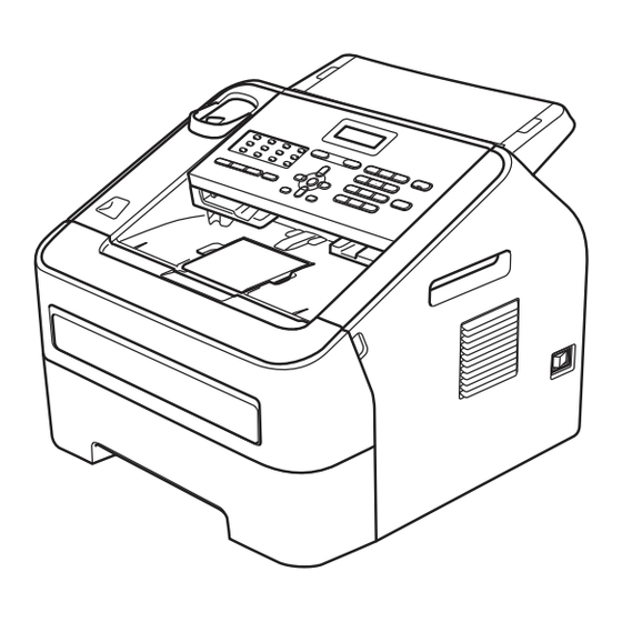 Brother FAX-2840 Guide D'installation Rapide