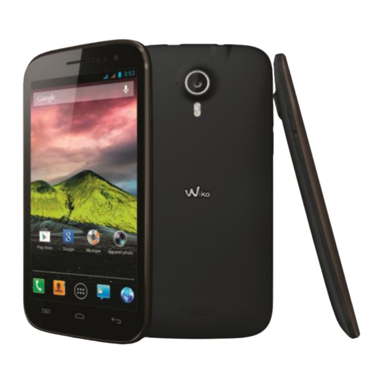 Wiko Cink Five Manuel D'utilisation