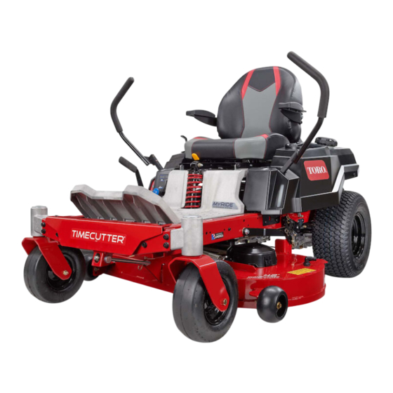Toro TIMECUTTER MX 4275T Manuel De L'utilisateur