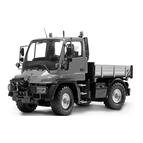 Carson Mercedes Benz Unimog U 300 Mode D'emploi