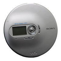 Sony WALKMAN ATRAC CD D-NE700 Mode D'emploi