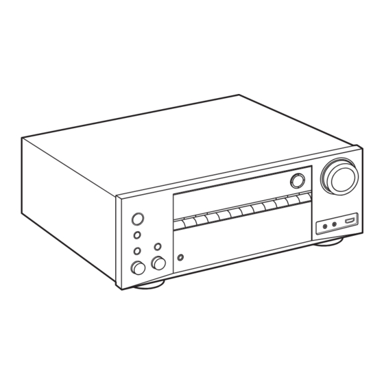 Onkyo TX-RZ630 Guide De Configuration Initiale