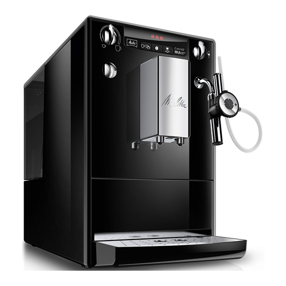 Melitta Solo & Perfect Milk E957-101 Mode D'emploi