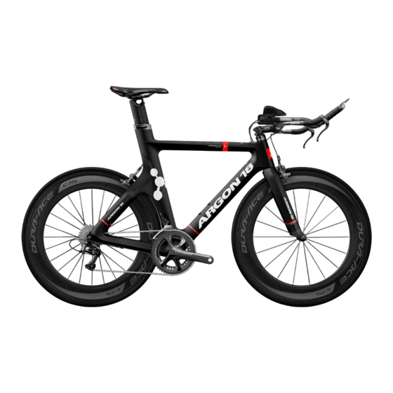 Argon 18 E-112 Manuels